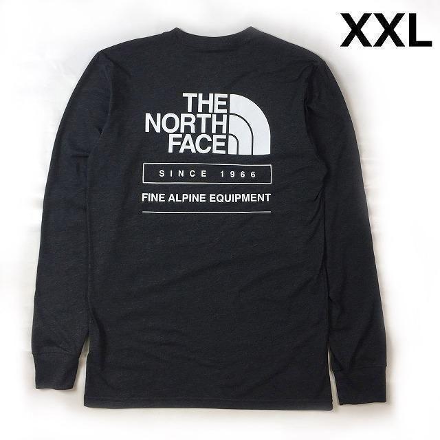 THE NORTH FACE(ザノースフェイス)のノースフェイス 1966バックプリント 長袖Tシャツ(XXL)グレー180902 メンズのトップス(Tシャツ/カットソー(七分/長袖))の商品写真