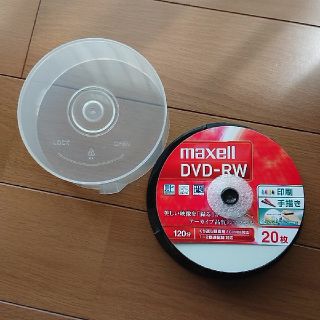 マクセル(maxell)の【未使用品】maxel DVD-RW  20枚組(その他)