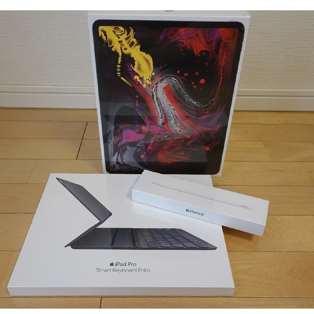 【送料無料/新品】  Pro iPad - Apple 12.9 3点セット (第3世代) タブレット