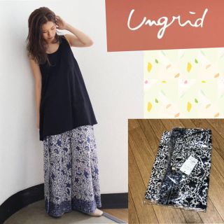 アングリッド(Ungrid)の新品 エスニックプリントサイドスリットパンツ todayful ZARAマウジー(その他)