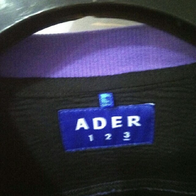adererror アダーエラー　スウェット　トレーナー　紫　パープル