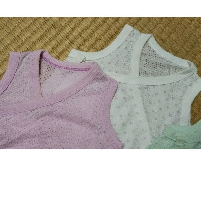 UNIQLO(ユニクロ)のユニクロ 前開きメッシュロンパース キッズ/ベビー/マタニティのベビー服(~85cm)(肌着/下着)の商品写真