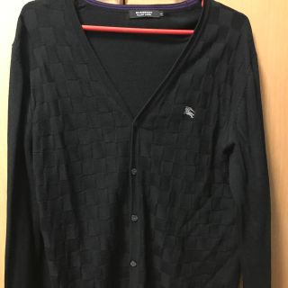 バーバリーブラックレーベル(BURBERRY BLACK LABEL)のBurberry Black Label カーディガン 黒(カーディガン)