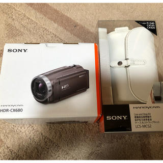 ソニー(SONY)のSONY HDR-CX680 純正ケースセット(ビデオカメラ)