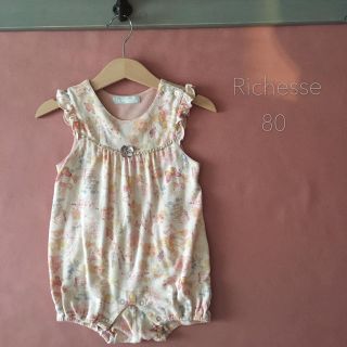 フーセンウサギ(Fusen-Usagi)のRichesse（リシェス）サロペット  ロンパース₊*̥✧ 80(ロンパース)