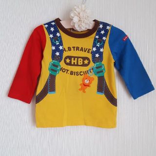 ホットビスケッツ(HOT BISCUITS)のホットビスケッツ　カットソー　80センチ(Ｔシャツ)