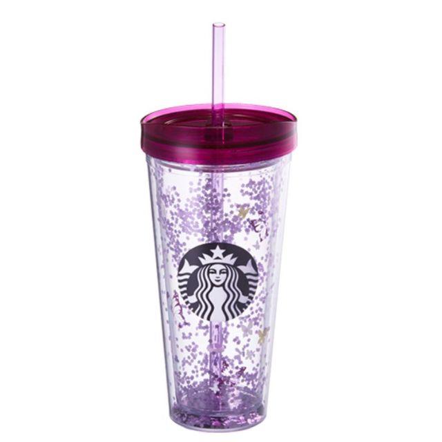 Spring flower glitter cold cup 650ml