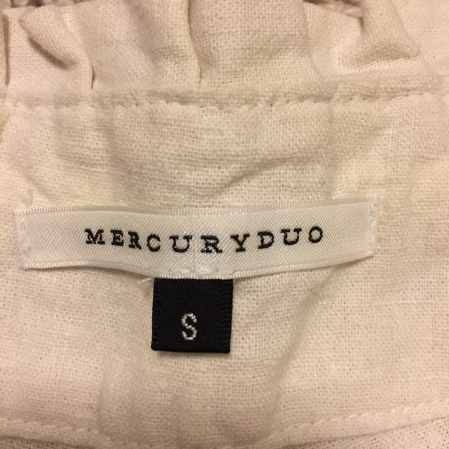 MERCURYDUO(マーキュリーデュオ)の白ショートパンツ レディースのパンツ(ショートパンツ)の商品写真
