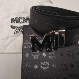 エムシーエム(MCM)のMCM 新品未使用　ベルト　ブラック(ベルト)