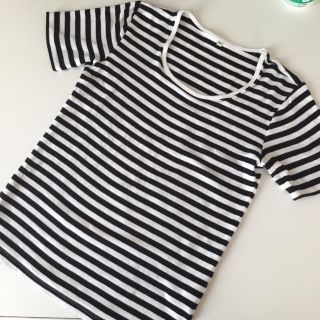 ムジルシリョウヒン(MUJI (無印良品))の値下げ ☆無印良品  ボーダー  Tシャツ(Tシャツ(半袖/袖なし))