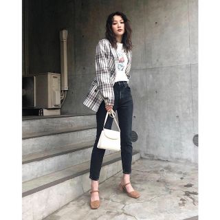 マウジー(moussy)のmoussy check double ジャケット(テーラードジャケット)