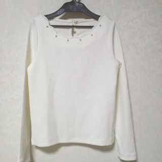 マジェスティックレゴン(MAJESTIC LEGON)の新作♡衿スカラッププルオーバー(カットソー(長袖/七分))