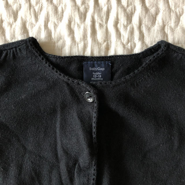 babyGAP(ベビーギャップ)のbaby Gap ☆ ボレロ ブラック キッズ/ベビー/マタニティのキッズ服女の子用(90cm~)(カーディガン)の商品写真