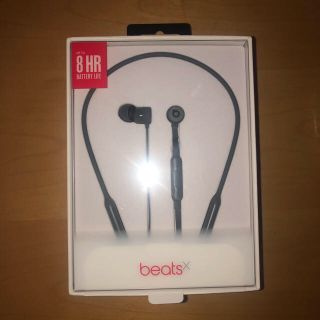 ビーツバイドクタードレ(Beats by Dr Dre)のBeatsX ワイヤレスイヤホン グレー(ヘッドフォン/イヤフォン)