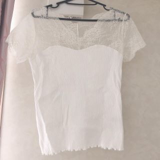 ヘザー(heather)の♡ レース Tシャツ ♡(Tシャツ(半袖/袖なし))