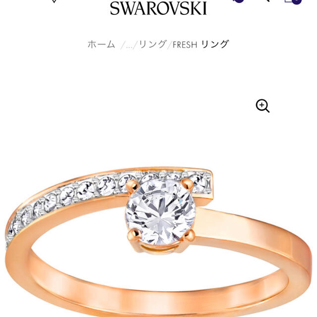 SWAROVSKI(スワロフスキー)の再値下☆定価70%OFF‼︎!スワロフスキー リング レディースのアクセサリー(リング(指輪))の商品写真