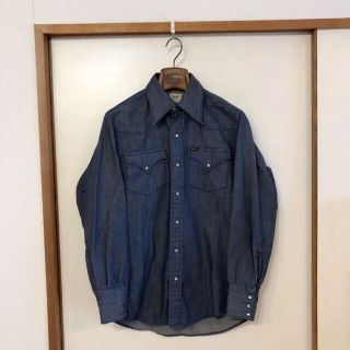Lee - 超希少 70s ビンテージ USA製 Lee ウェスタン デニム シャツの