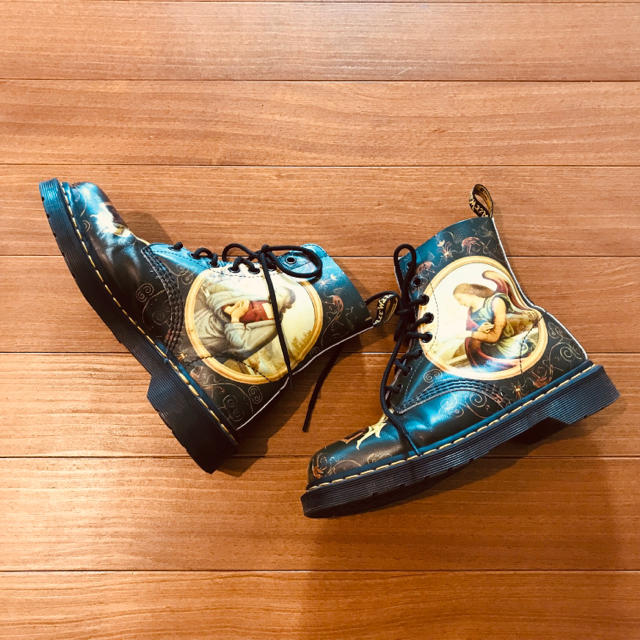 レッド系 Dr.Martens ドクターマーチン 受胎告知 Di Paolo UK5 絵画