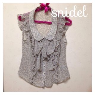 スナイデル(SNIDEL)のsnidel ヒョウ柄ブラウス♡(シャツ/ブラウス(半袖/袖なし))