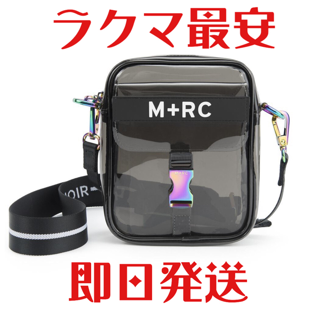 M+RC NOIR "GHOST" PVC BLACK BAG ショルダーバッグ