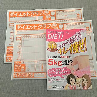 ダイエットグラフ 2カ月分 ダイエットシェイクヘルシーバンク(ダイエット食品)