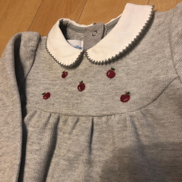 familiar(ファミリア)のファミリアワンピース80 キッズ/ベビー/マタニティのベビー服(~85cm)(ワンピース)の商品写真