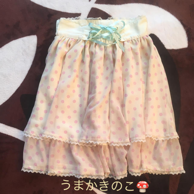 Angelic Pretty(アンジェリックプリティー)のシフォンドットスカート♡Angelic Pretty レディースのスカート(ひざ丈スカート)の商品写真