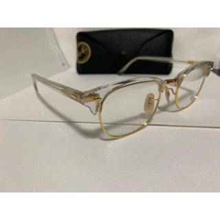 レイバン(Ray-Ban)のレイバンRayBan 伊達メガネ RB5154 5762 51サイズ イエローU(サングラス/メガネ)