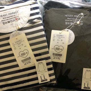 ハートマーケット(Heart Market)のニコニコほっこりロンT  LLサイズ(カットソー(長袖/七分))