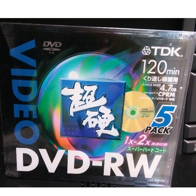 TDK - 未開封 TDK DVD-RW ビデオ 超硬 120分 5枚入りの通販 by おたま's shop|ティーディーケイならラクマ TDK - 未開封 TDK DVD-RW ビデオ 超硬 120分 5枚入りの通販 by おたま's shop|ティーディーケイならラクマ