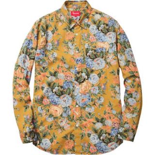 シュプリーム(Supreme)のsupreme  Flowers Shirt 14aw gold M シャツ(シャツ)