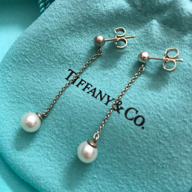 TIFFANY&Co. ジーグフェルド ドロップピアスピアス