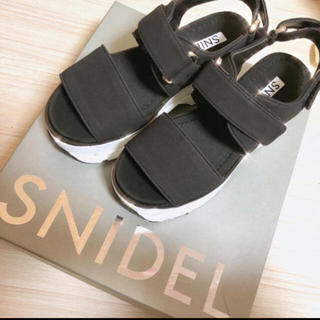 SNIDEL - SNIDEL 2019 新作 スニーカー ソール サンダルの通販 by m