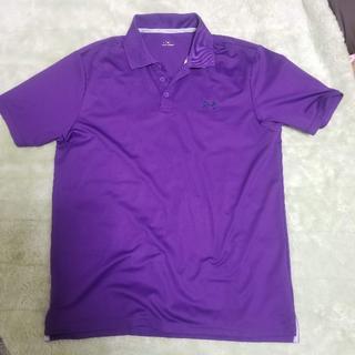 アンダーアーマー(UNDER ARMOUR)の【送料無料】アンダーアーマー ポロシャツ XLサイズ 紫 【春先~夏場】(ポロシャツ)