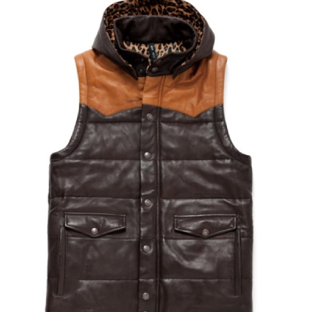 glamb(グラム)のglamb グラム Donald leather vest ベスト メンズのトップス(ベスト)の商品写真