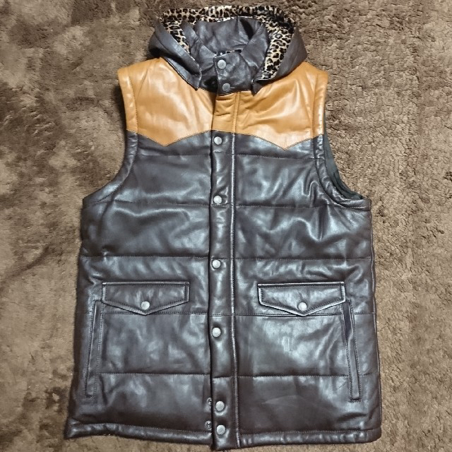 glamb(グラム)のglamb グラム Donald leather vest ベスト メンズのトップス(ベスト)の商品写真