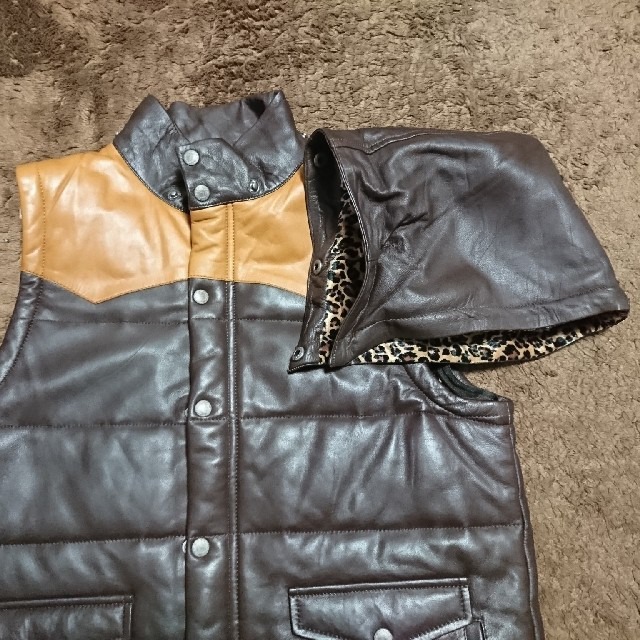 glamb(グラム)のglamb グラム Donald leather vest ベスト メンズのトップス(ベスト)の商品写真