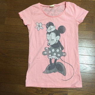 ディズニー(Disney)のDisney☆ミニーデザインTシャツ(Tシャツ(半袖/袖なし))