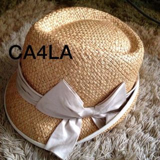 カシラ(CA4LA)のCA4LA パイピングHAT♡(ハット)