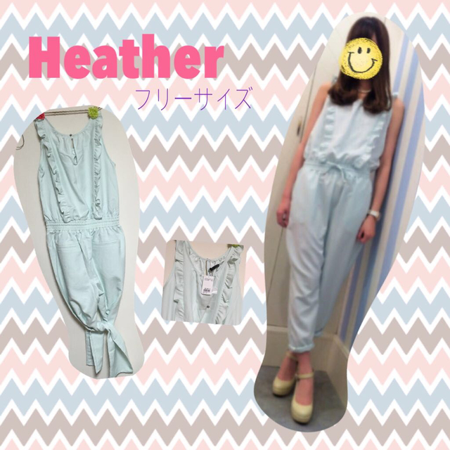 heather(ヘザー)のHeather 新品サロペット レディースのパンツ(サロペット/オーバーオール)の商品写真