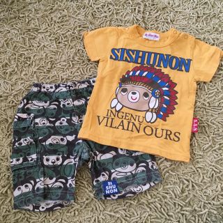 シシュノン(SiShuNon)のSISHUNON Tシャツ＆ズボン まとめ売り 80cm(Ｔシャツ)