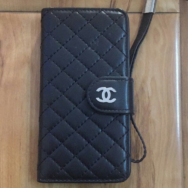 CHANEL - Iphone 6 スマホケース 手帳型　BLACKの通販 by 森木　敬輔's shop｜シャネルならラクマ