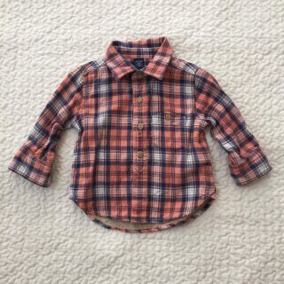 ベビーギャップ(babyGAP)のbabyGAP ネルシャツ 80㎝(シャツ/カットソー)