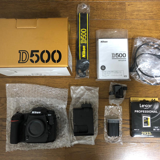 Nikon - yu  D500 ボディ単体 XQDカード付き