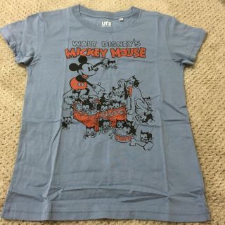 ユニクロ(UNIQLO)のUNIQLO ディズニー ミッキー Tシャツ S(Tシャツ(半袖/袖なし))