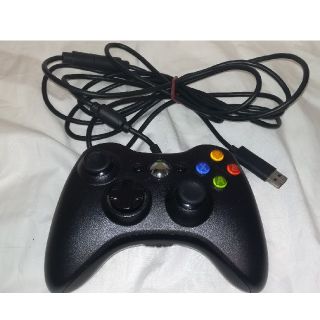 エックスボックス360(Xbox360)のマイクロソフト Xbox360 コントローラー リキッドブラック 中古(その他)