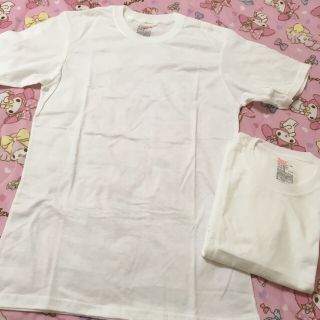 ヘインズ(Hanes)のヘインズ  クールネックTシャツ 無地 白 160(Tシャツ/カットソー)