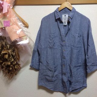 ヘザー(heather)のheather デニムシャツ(シャツ/ブラウス(長袖/七分))