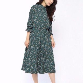 オリーブデオリーブ(OLIVEdesOLIVE)の＊新品＊オリーブ・デ・オリーブ 花柄ハイネック ワンピ ¥5,292(ロングワンピース/マキシワンピース)