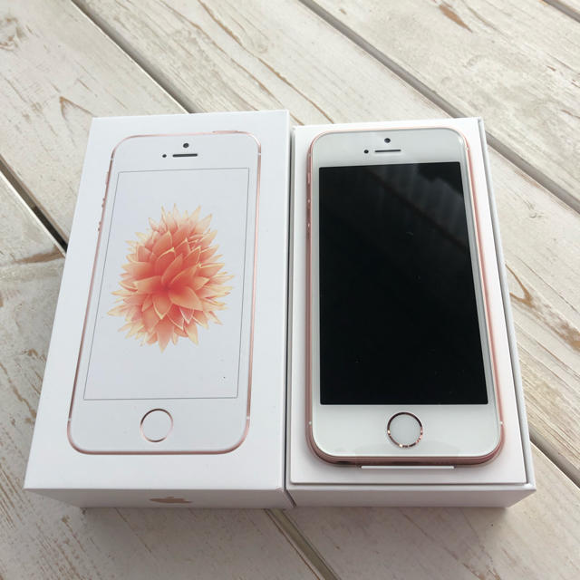 iPhone SE 32GB Rose Gold simロック解除済み